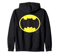 Batman Frank Miller Wide Bat Logo Felpa con Cappuccio