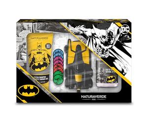 BATMAN | Gift Set Macchinina, Include Shower Gel da 100 ml, EDT da 30 ml e Macchina Lancia Dischi