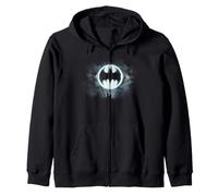 Batman Halloween Bat Signal in The Sky Felpa con Cappuccio