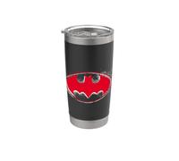 Batman Hardcore Noir Bat Logo Bicchiere termico in acciaio inox doppia parete