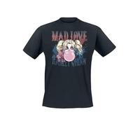 Batman Harley Quinn - Mad Love Uomo T-Shirt Nero L 100% Cotone Regular