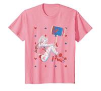Batman Harley Quinn Playing Card Suit Camiseta Maglietta, Bambini, Rosa, 12 Anni