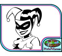 Batman Harley Quinn Sexy Y Adesivo Vinile Muro Poster Art Auto Bici Laptop Comic