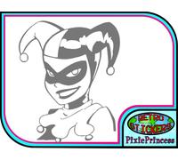 Batman Harley Quinn Sexy Y Adesivo Vinile Muro Poster Art Auto Bici Laptop Comic