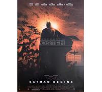 BATMAN INIZIA - BALE / NOLAN - SUPER HEROS - POSTER ORIGINALE PICCOLO FILM FR...