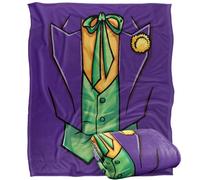 Batman Joker Costume Coperta super morbida al tatto setoso - 152 x 127 cm