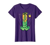 Batman Joker Costume Maglietta, Donna, Viola, 3XL