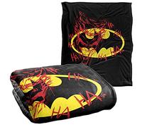 BATMAN Joker Graffiti Coperta super morbida al tatto setoso - 152 x 127 cm