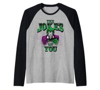 Batman Joker The Jokes on You Maglia con Maniche Raglan