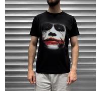 Batman Joker Viso Dark Knight Suicide Squad Gotham Arkham Asylum T Shirt Heath