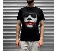 Batman Joker Viso Dark Knight Suicide Squad Gotham Arkham Asylum T Shirt Heath