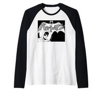 Batman Kanji Large Logo One Color Maglia con Maniche Raglan