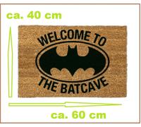 Batman La Batcaverna Tappetino D'Ingresso Tappetino In Cocco 60x40Cm