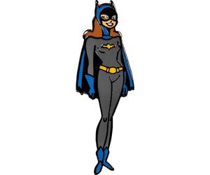 Batman La serie animata Spilla smaltata Gioielli Abbigliamento Zaino Accessori