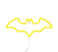 Batman LED Neon Light - Officially Licensed DC Comics, Iconic Logo Shaped Lamp,