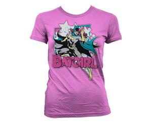 BATMAN Licenza Ufficiale Batgirl Donna Maglietta (Rosa), Medium