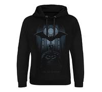 Batman Licenza Ufficiale I Am The Shadows Epic Felpa con Cappuccio (Nero), Medium