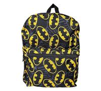 Batman Logo 40,6 cm Allover Print Zaino Grande, nero, Large