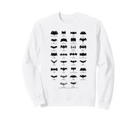 Batman Logo Evolution Attraverso Gli Anni 1966 2023 Felpa