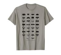 Batman Logo Evolution Attraverso Gli Anni 1966 2023 Maglietta