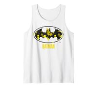 Batman Logo Giallo Silhouette Edition Comic Canotta
