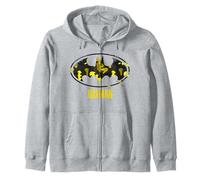 Batman Logo Giallo Silhouette Edition Comic Felpa con Cappuccio