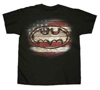 Batman - Logo Su Legno - T-Shirt - Nuovo & Autorizzato - Dc Comics 48-301-L11