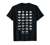 Batman Logo Timeline Silhouettes Anni '60 2010 Maglietta