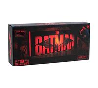Batman Luce Logo Merchandise Ufficiale DC Comics con Due Modalità di Luce, Da Tavolo & Montabile a Parete, Nero & Rosso, Regalo per Fan di Supereroi