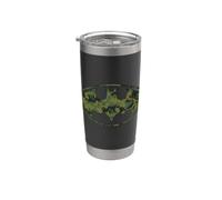 Batman Marine Camo Shield Bicchiere termico in acciaio inox doppia parete