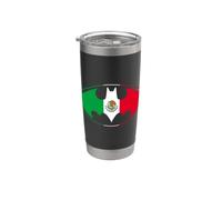 Batman Mexican Flag Shield Bicchiere termico in acciaio inox doppia parete