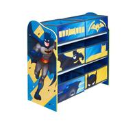 Batman Mobile con contenitori per la cameretta a 6 Scomparti, Legno ingegnerizzato, Blu, 60cm (H) x 63.5cm (W) x 30cm (D)