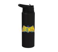 Batman Neon Distress Logo Stainless Steel Insulated Water Bottle