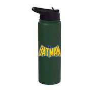 Batman Neon Distress Logo Stainless Steel Insulated Water Bottle