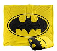 BATMAN Nero Bat Coperta super morbida al tatto setoso - 152 x 127 cm
