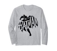Batman One Color Run Maglia a Manica