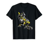 Batman Panel Portrait And Batmobile Maglietta