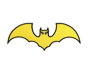 Batman Patch | Superhero Toppa da cucire / stirare con logo a pipistrello Supereroi Comics Fan | Distintivo Batmen per eroi uniforme, 120 x 50 mm