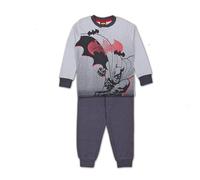 Batman Pigiama Lungo Autunno Inverno Grigio