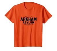 Batman Property of Arkham Asylum Maglietta, Bambini, Arancio, 12 Anni
