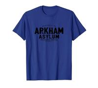 Batman Property of Arkham Asylum Maglietta, Uomo, Blu Reale, XXL