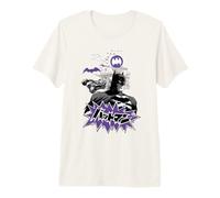 Batman Purple Kanji Skyline Maglietta Premium
