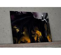 Batman quadro su tela intelaiato dc comics fan art pop art