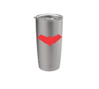 Batman Red Hood Logo Bicchiere termico in acciaio inox doppia parete