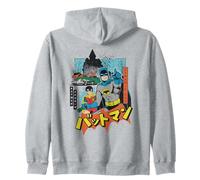 Batman Robin Kanji Dynamic Duo Felpa con Cappuccio