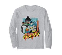 Batman Robin Kanji Dynamic Duo Maglia a Manica