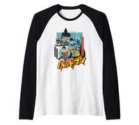 Batman Robin Kanji Dynamic Duo Maglia con Maniche Raglan