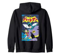 Batman Robin Kanji Large Eyes Felpa con Cappuccio