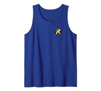 Batman Robin Logo Canotta, Uomo, Blu Reale, M