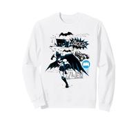 Batman Running Black And Blue Kanji Felpa